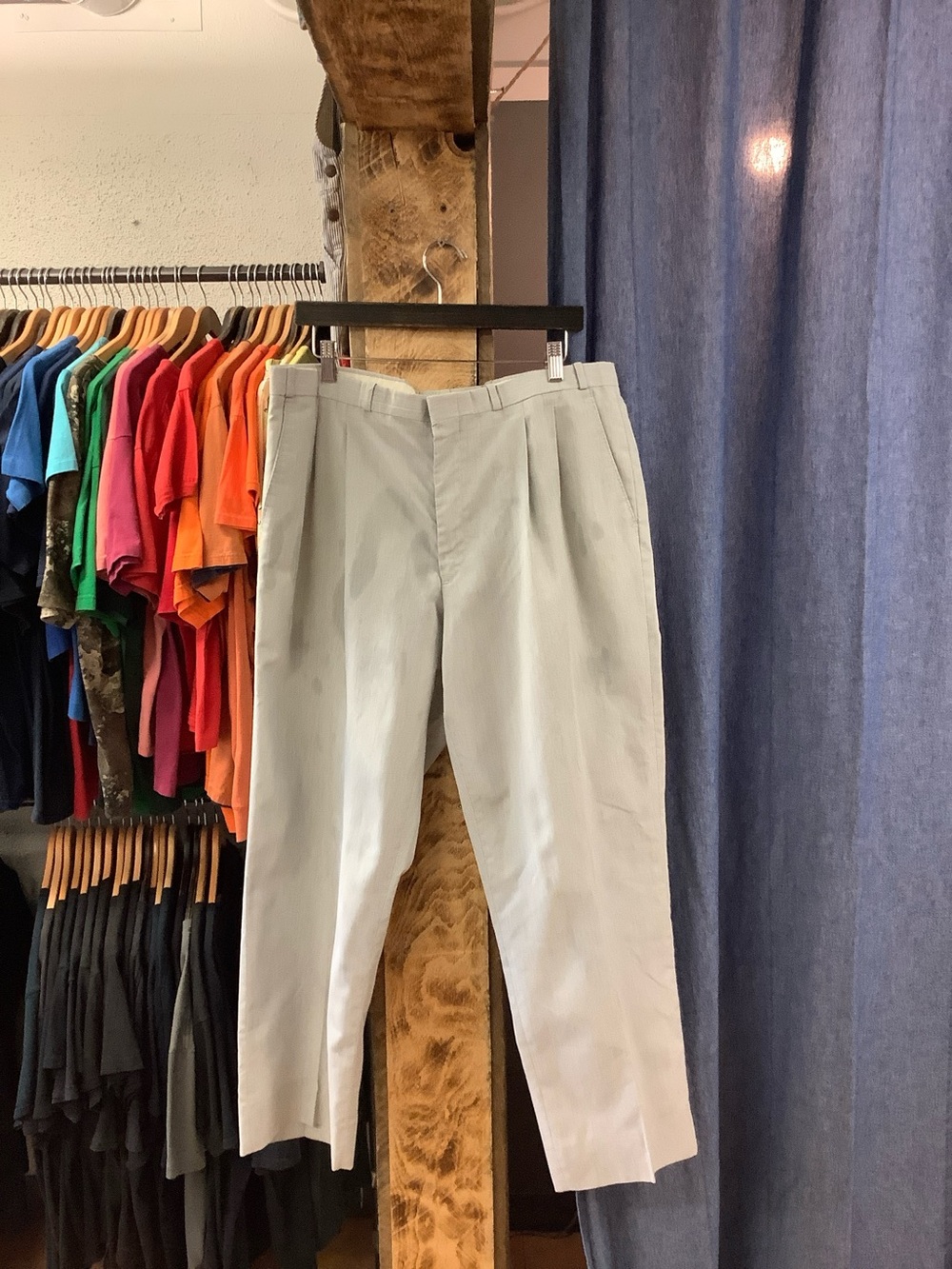 Vintage Arnold Palmer Grey Pleated Trousers